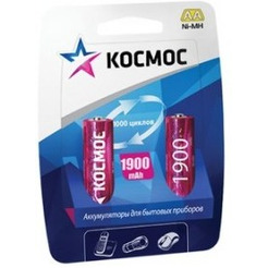 Аккумулятор Космос R6 NI-MH 1900mAh (2 блистер) (24/288)