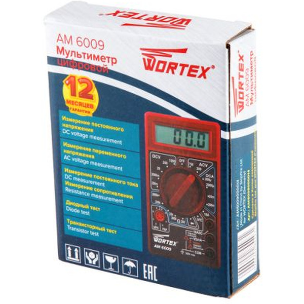Мультиметр Wortex AM 6009 (AM6009000014)