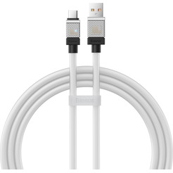 Кабель Baseus CoolPlay Series Fast Charging Data Cable 100W USB Type-A - USB Type-C (CAKW000602) 1 м, белый