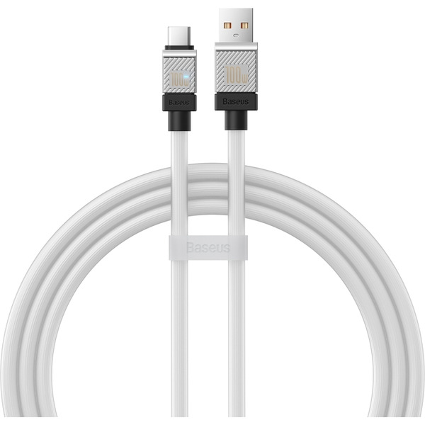 Кабель Baseus CoolPlay Series Fast Charging Data Cable 100W USB Type-A - USB Type-C (CAKW000602) 1 м, белый