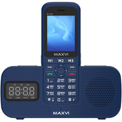 Кнопочный телефон Maxvi RT-03 (синий)