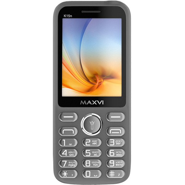 Мобильный телефон Maxvi K15n (серый)