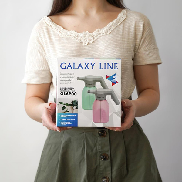 Опрыскиватель для растений аккумуляторный Galaxy Line GL6900 (зеленый)