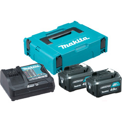 Комплект аккумуляторов MAKITA BL1020B 2 шт. + ЗУ MAKITA DC10SB (197658-5) в кейсе