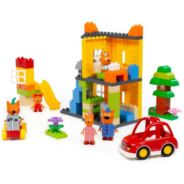 Конструктор Полесье Макси. Три кота. Дом котов 94944