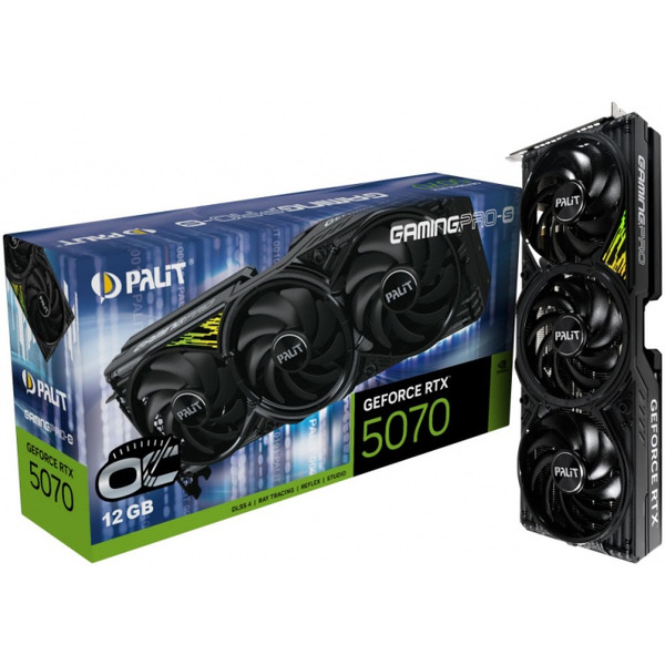 Видеокарта Palit GeForce RTX 5070 GamingPro-S OC NE75070T19K9-GB2050U