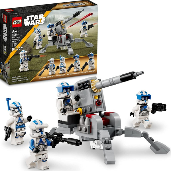 Конструктор LEGO Star Wars 75345 Боевой набор клонов 501-го легиона