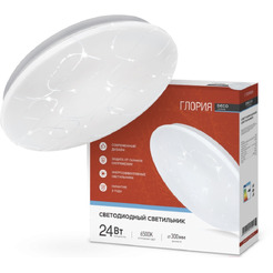 Светильник-тарелка In Home Deco 24 Вт 6500 К (глория)