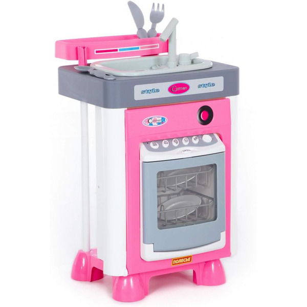 Комплект бытовой техники игрушечный Полесье Carmen №3 с посудомоечной машиной и мойкой 47946