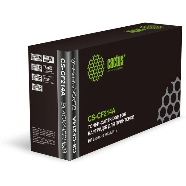 Картридж лазерный Cactus CS-CF214A CF214A черный (10000стр.) для HP LaserJet 700/M712