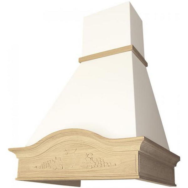 Вытяжка Elikor Вилла Фрукты 90П-650-П3Д 942290 (бежевый/дуб неокрашенный)