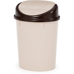 Мусорное ведро Альтернатива М1550 8 л (бежевый)