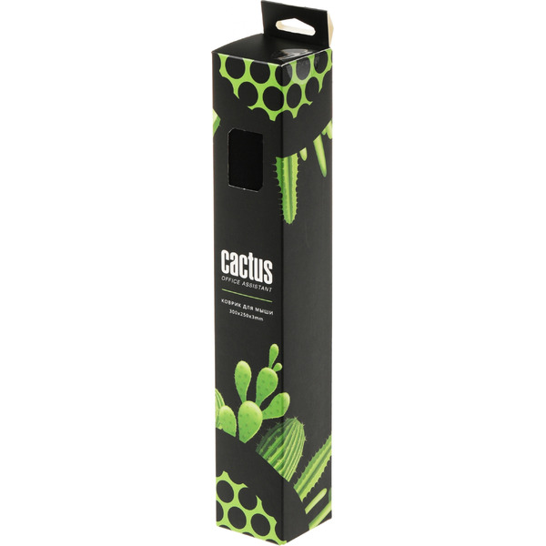 Коврик для мыши Cactus Black CS-MPC-D01M