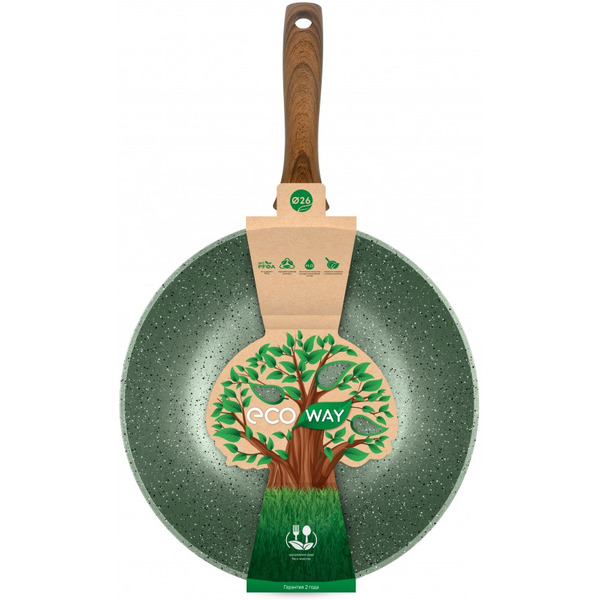 Сковорода ВОК НМП Eco Way EW3126