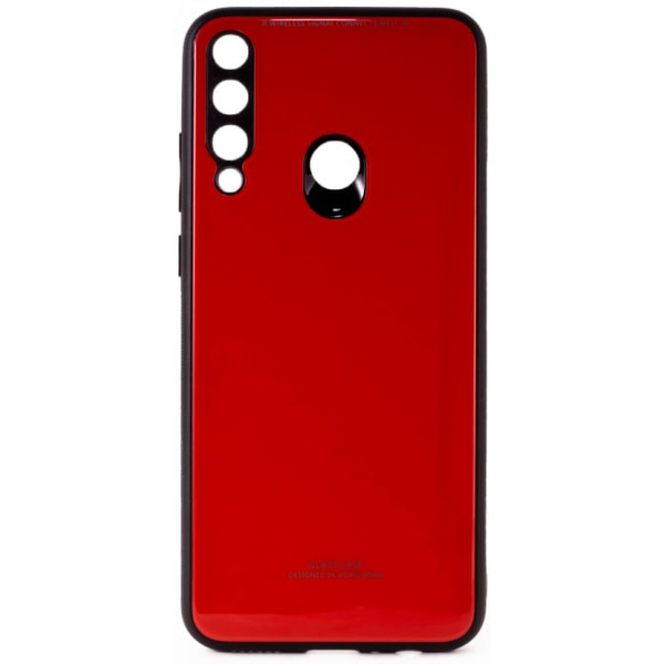 Накладка CASE Glassy Huawei Y6p (красный)