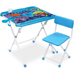 Комплект мебели с детским столом Ника КНД4/БГ2 Большие гонки