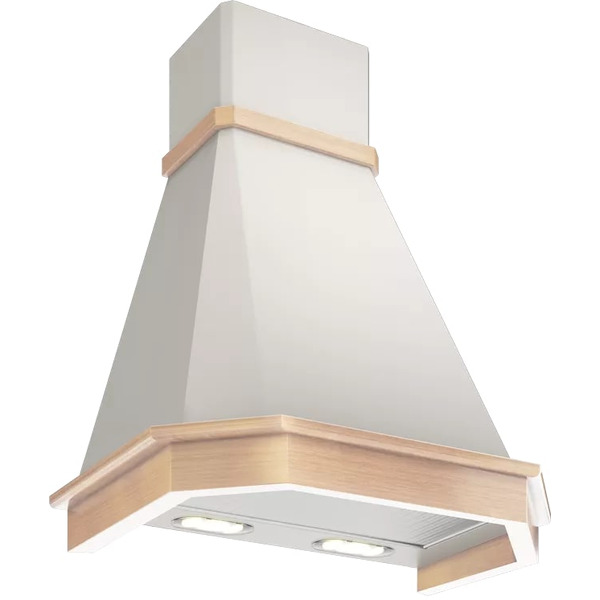 Вытяжка Elikor Камин Грань 90П-650-П3Л 840772 (бежевый/дуб неокрашенный)