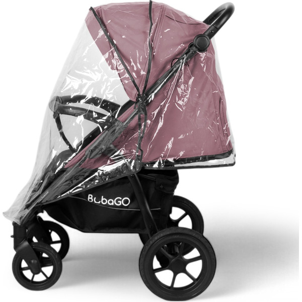 Детская прогулочная коляска Bubago Model Cross City Lux BG 168-5 (пыльно-розовый)