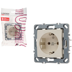Розетка Leiden Electric Steen 806064