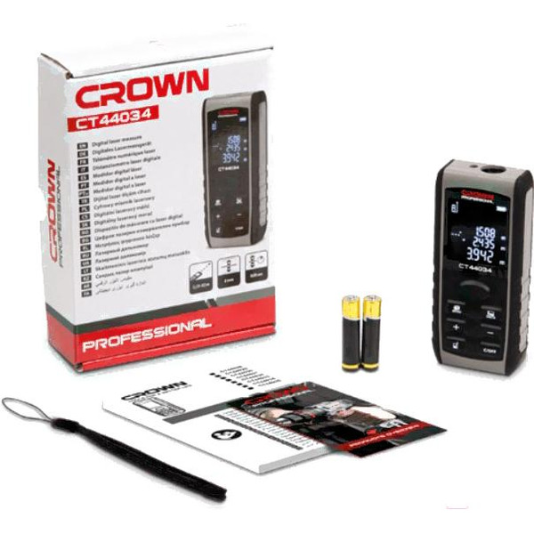 Лазерный дальномер Crown СТ44034