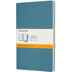 Блокнот Moleskine CAHIER JOURNAL CH016B44 (3 шт, голубой)
