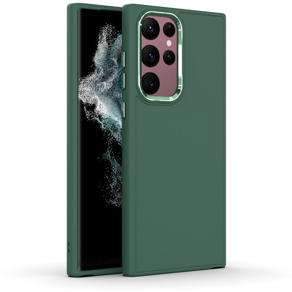 Бампер Bingo Metal для SAMSUNG S22 Ultra Зеленый