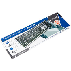 Клавиатура Gembird KB-8420 (серый)