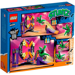 Конструктор LEGO City 60359 Испытание каскадеров с трамплином и кольцом