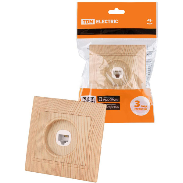 Розетка телефонная TDM Electric Таймыр SQ1814-0220