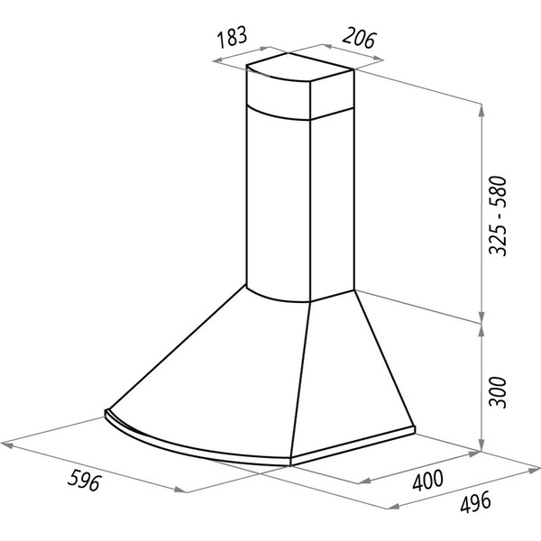 Кухонная вытяжка Maunfeld Chelsea 60 (медный/золото)