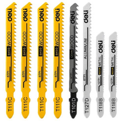 Набор пилок для лобзика Deli EDH-QJT008-EH1 (8 предметов)