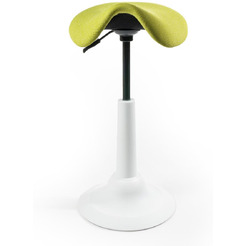 Стул для активного сидения Chair meister Saddle (пластик белый,ткань зеленая)