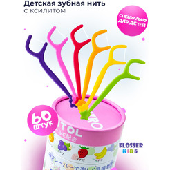 Зубная нить Pesitro Kids Флоссеры (60шт)