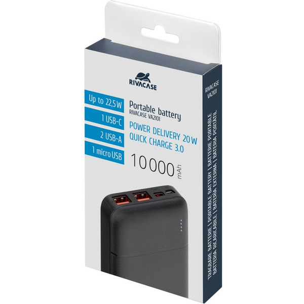 Внешний аккумулятор RIVACASE VA2101 (10000mAh)