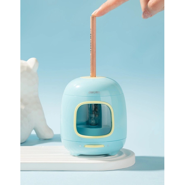 Точилка электрическая Deli VA13 (синий)