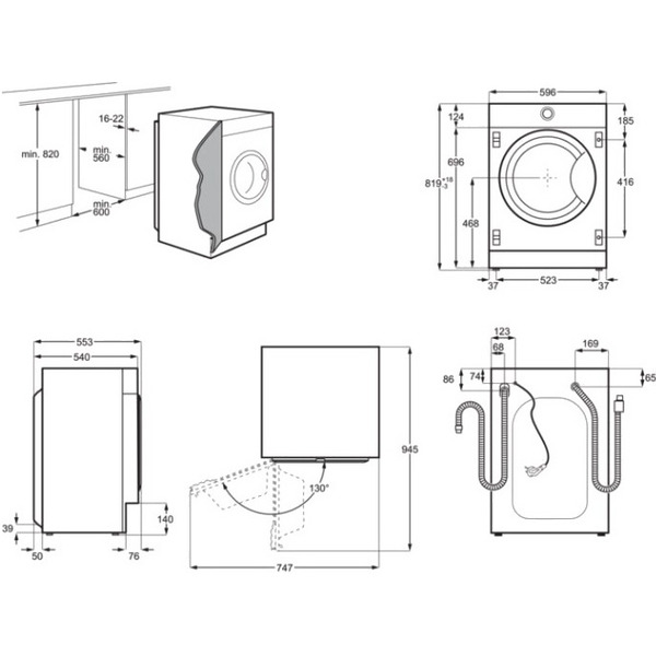 Стирально-сушильная машина Electrolux EW7W368SI