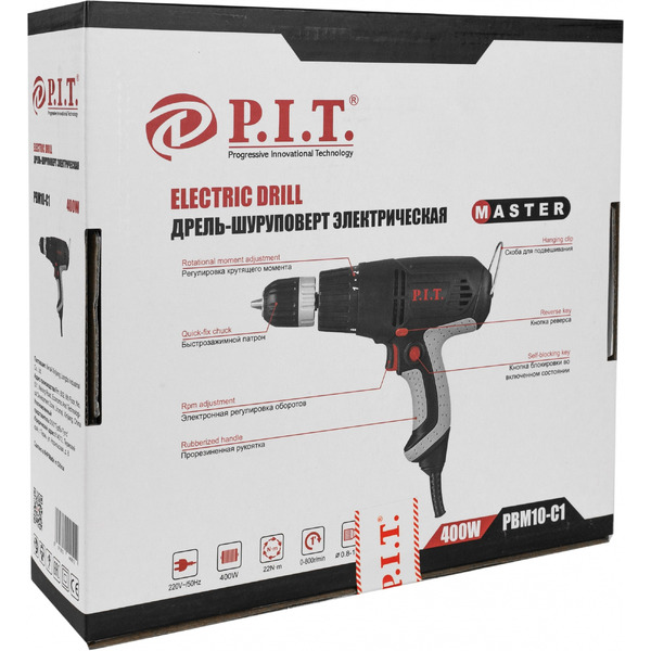 Дрель-шуруповерт P.I.T. PBM10-C1