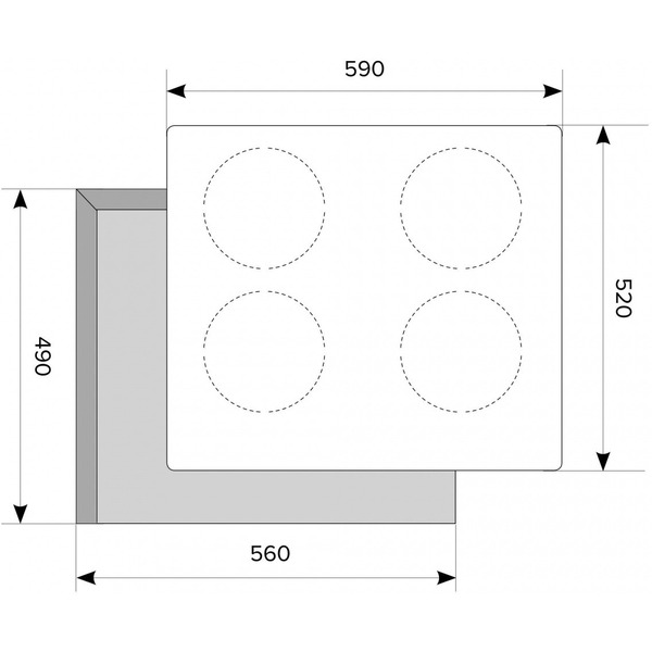 Варочная панель Akpo PIA 60 940 14CC WH