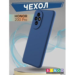 Бампер Bingo Liquid TPU для HONOR 200 Pro Синий