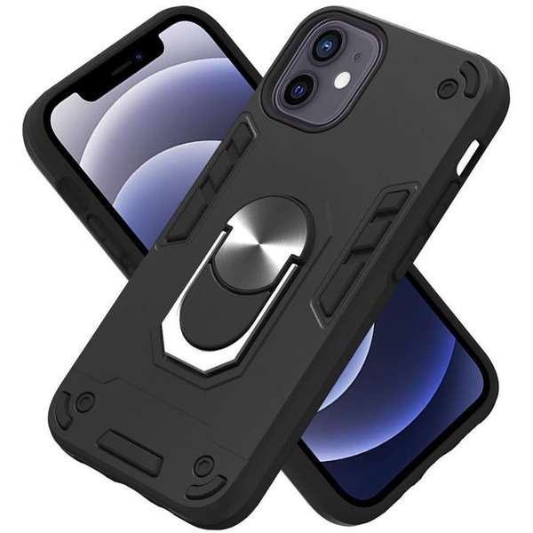 Бампер Bingo Warrior для Apple iPhone 12/12 Pro (черный)