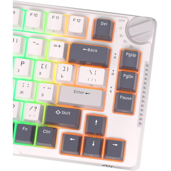 Клавиатура Royal Kludge RK-H81 White Night (Blue switch)