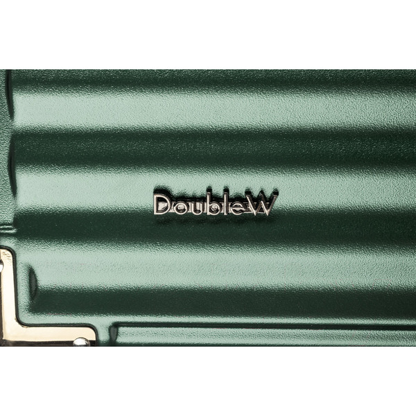 Чемодан DoubleW E087# (M, темно-зеленый)