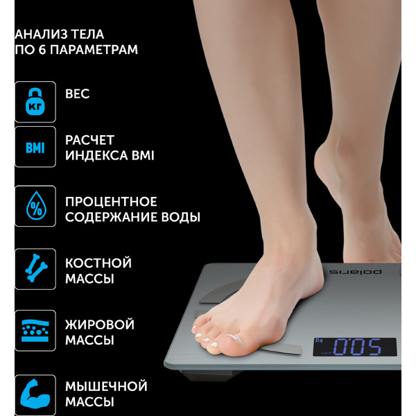 Весы напольные Polaris PWS 1886 IQ Home