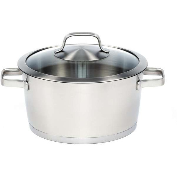 Manhattan кастрюля 24 см 4,9 л со стеклянной крышкой BERGHOFF