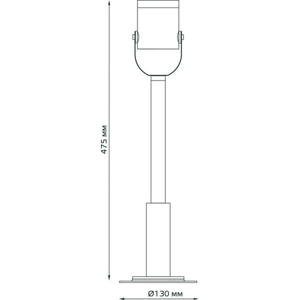 Светильник садово-парковый Gauss GD154