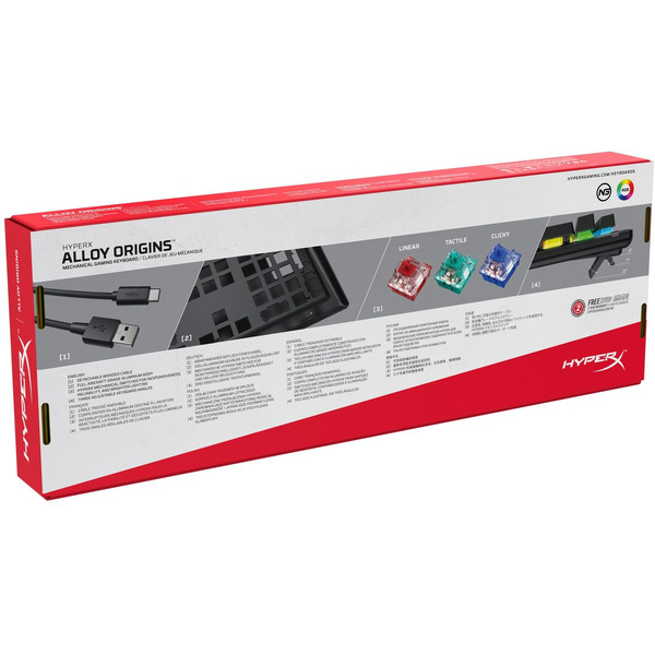 Клавиатура HyperX Alloy Origins HX-KB6RDX-RU (4P4F6AA#ABA)