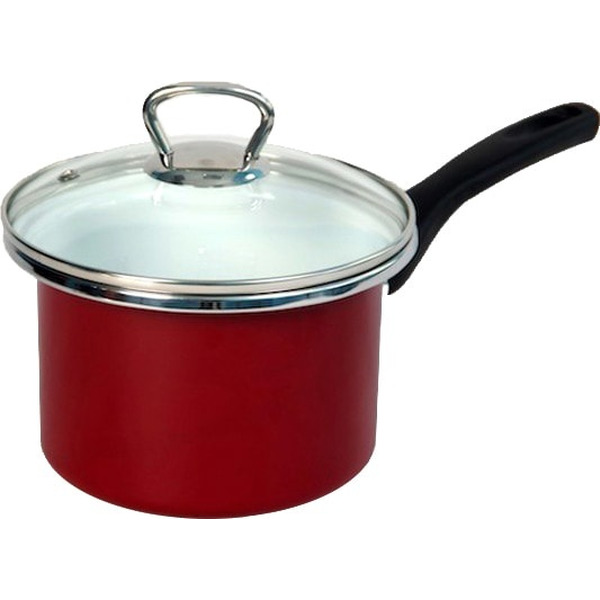 Кастрюля Сантэкс 1-2215411 (бордовый, белый)