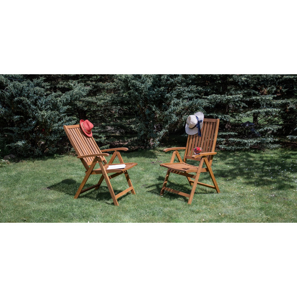 Комплект из 2 садовых кресел Fieldmann FDZN 4001-T