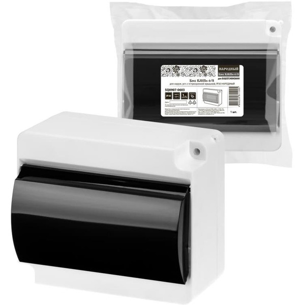 Бокс пластиковый TDM КМПн-6/8 SQ0907-0603