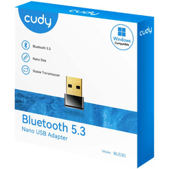 Адаптер USB Bluetooth CUDY BU530 (Bluetooth 5.3 Nano USB Adapter)